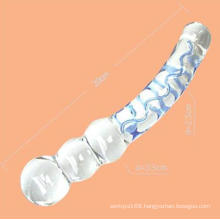 Hot Sales Glass Handy Vibrating Vagina Sex Massage (IJ-GD2050)